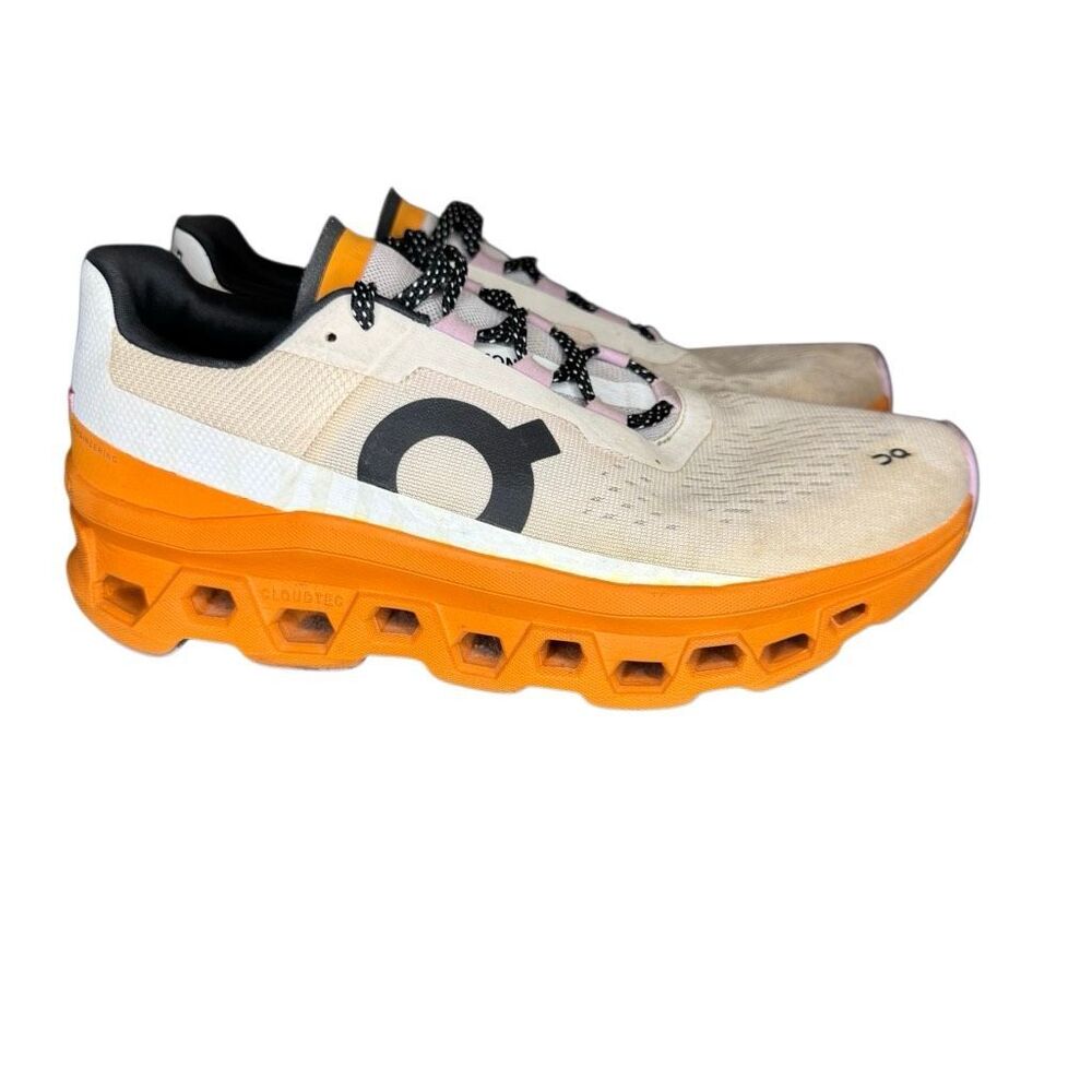 On Cloudmonster Running Shoes Size 9 Trail Running Ware Orange 61.98652 Jogger